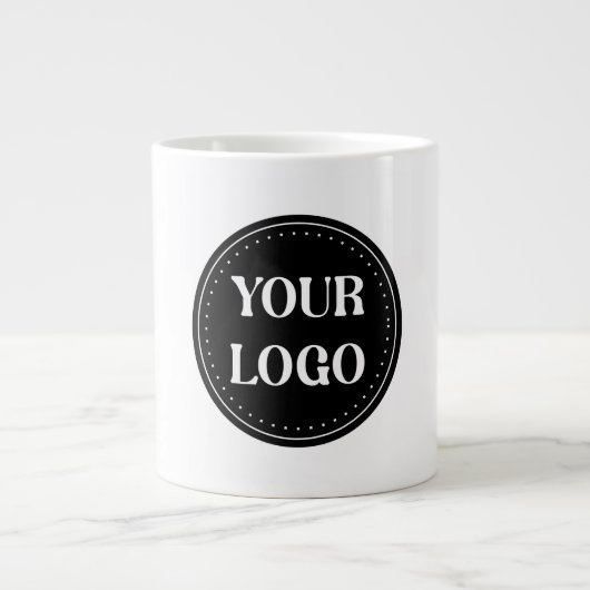 Schmal, modern, poliert und anpassbar Jumbo-Tasse (Vorderseite)