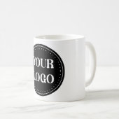 Schmal, modern, poliert und anpassbar kaffeetasse (VorderseiteRechts)