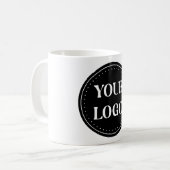 Schmal, modern, poliert und anpassbar kaffeetasse (Vorderseite Links)