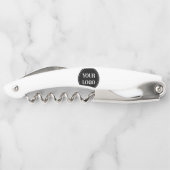 Schmal, modern, poliert und anpassbar kellnermesser (Rückseite)