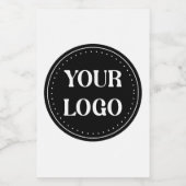 Schmal, modern, poliert und anpassbar lebensmitteletikett (Einzelnes Label)