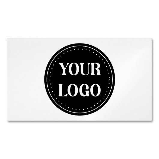 Schmal, modern, poliert und anpassbar magnetische visitenkarte (Vorderseite)