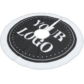 Schmal, modern, poliert und anpassbar polyester weihnachtsbaumdecke (Schrägansicht)