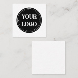 Schmal, modern, poliert und anpassbar quadratische visitenkarte