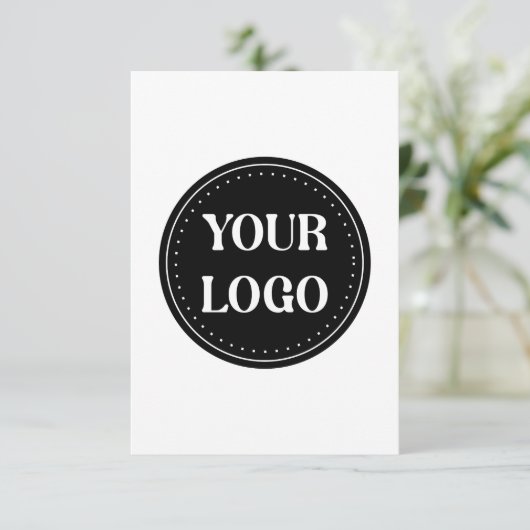 Schmal, modern, poliert und anpassbar RSVP karte (Stehend Vorderseite)