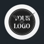 Schmal, modern, poliert und anpassbar runde wanduhr<br><div class="desc">JEDER KANN DIESES DESIGN BENUTZEN.Sie können das Logo,  das Foto,  den Text und die Farben beliebig anpassen,  bearbeiten oder verändern. Vielen Dank.</div>