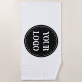 Schmal, modern, poliert und anpassbar strandtuch (Vorderseite)