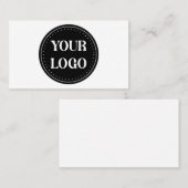 Schmal, modern, poliert und anpassbar telefonnummerkarte (Vorne/Hinten)