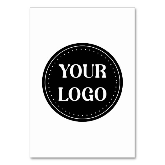 Schmal, modern, poliert und anpassbar tischnummer (Vorderseite)