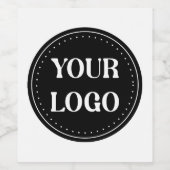 Schmal, modern, poliert und anpassbar weinetikett (Einzelnes Label)