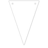 Schmal, modern, poliert und anpassbar wimpelkette (Erste Fahne)