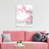 Schmalbahnzug am Berg Ali Leinwanddruck (Insitu (Wohnzimmer))