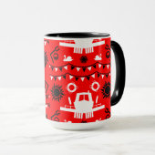 Schmalboot-Dekor und Geschenke Tasse (VorderseiteRechts)