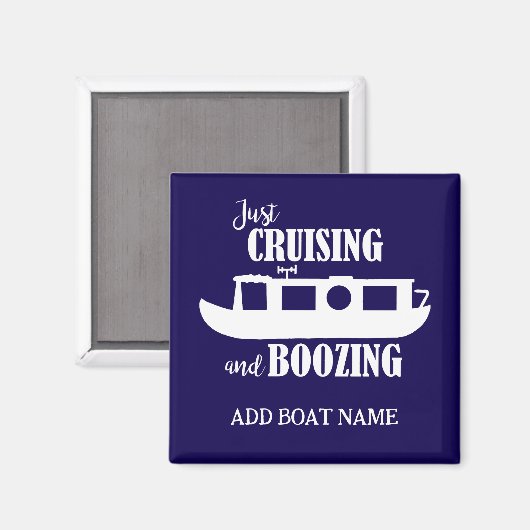 Schmalboot Lustiger Trinkspruch Galley Magnet (Vorderseite/Rückseite)