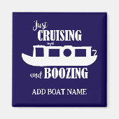 Schmalboot Lustiger Trinkspruch Galley Magnet (Vorne)