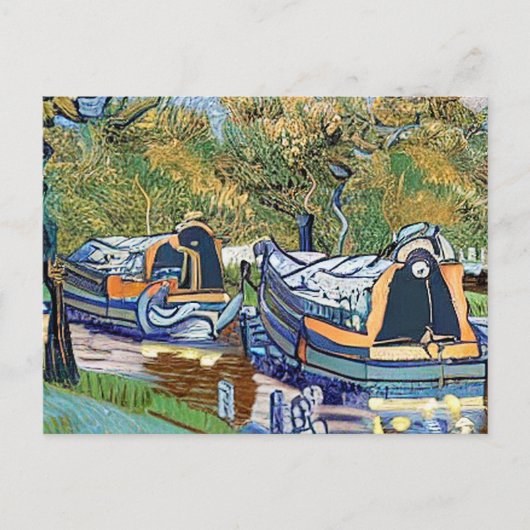 SCHMALBOOTE POSTKARTE (Vorderseite)