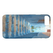 Schmale blaue Treppe in Marokko Case-Mate iPhone Hülle (Rückseite (Horizontal))