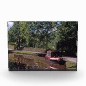 Schmale Boote Peak Forest Canal Marple Fotoblock (Vorderseite)