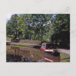 Schmale Boote Peak Forest Canal Marple Postkarte