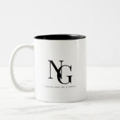 Schmale Gate Art & Design Logocoffee Tasse (Links)