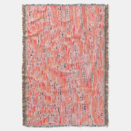 Schmale Lachs- und Pfirsichmosaikwirkung Decke