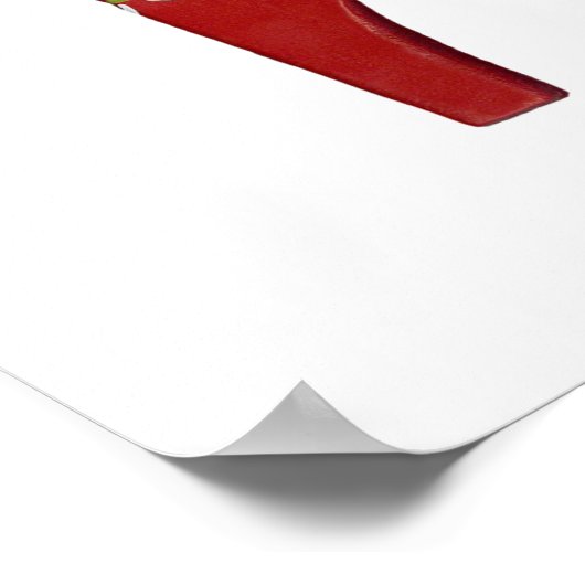 Schmale Mauer Poster (Ecke)