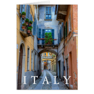 Schmale Stadtstraße, Italien