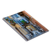 Schmale Stadtstraße, Italien Notizblock (Rechte Seite)