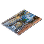 Schmale Stadtstraße, Italien Notizblock (Linke Seite)