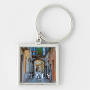 Schmale Stadtstraße, Italien Schlüsselanhänger