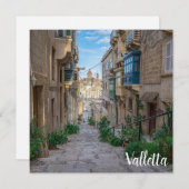 Schmale Steine Straße in Malta (Vorne/Hinten)