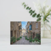 Schmale Steine Straße in Malta Postkarte (Stehend Vorderseite)