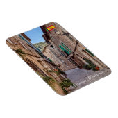 Schmale Straße im Dorf Valldemossa - Mallorca Magnet (Rechte Seite)