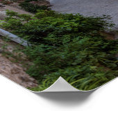 Schmale Straße im Dorf Valldemossa - Mallorca Poster (Ecke)