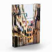 Schmale Straße in Venedig Fotoblock (Links)