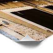 Schmale Straße in Venedig Poster (Ecke)