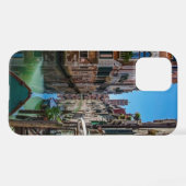 Schmale Straße mit Kanal in Venedig iPhone Hülle (Rückseite (Horizontal))