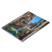 Schmale Straße mit Kanal in Venedig Notizblock (Linke Seite)