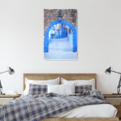Schmale Straße von Chefchaouen Leinwanddruck (Insitu (Schlafzimmer))