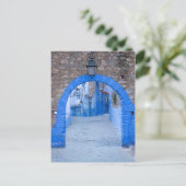 Schmale Straße von Chefchaouen Postkarte (Stehend Vorderseite)