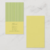 Schmale Streifen Nr. 0003- Visitenkarte (Vorne/Hinten)