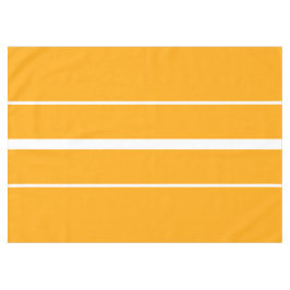 Schmale, weiße Streifen auf hellen, goldgelben Str Tischdecke