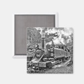 Schmaler Gage Steam Train Puffing Motor Magnet (Vorderseite/Rückseite)