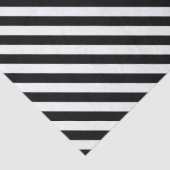 Schmales Schwarzweiss-Streifen-Muster Seidenpapier (Detail)