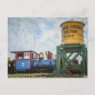 Schmalspurbahn in der Krippelbucht, Colorado Postkarte