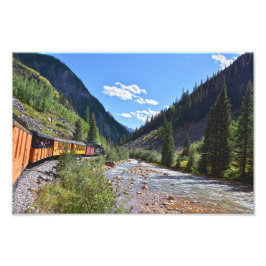 Schmalspurbahn zurück nach Durango Fotodruck
