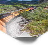 Schmalspurbahn zurück nach Durango Fotodruck (Ecke)