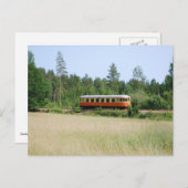 Schmalspurzug Änghult Postkarte (Vorne/Hinten)