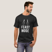 Schmaus-Modus Thanksgiving-Truthahn-Essen T-Shirt (Vorne ganz)