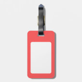 Schmear the World mit Kindness-Gepäckmarke Gepäckanhänger (Rückseite vertikal)